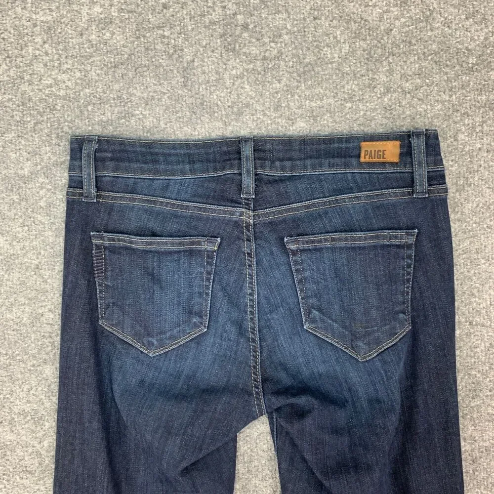 Paige Jean Womens 26 Trinity Wash Blue Cotton Stretch Denim Verdugo Ankle Skinny